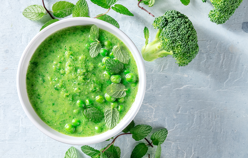 Pea and Broccoli Soup